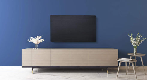 TXEsign Indoor TV Set Cover, Soft Lycra Fabric Universal 43“ Flat Screen Dust-proof Protector (43", Black)...