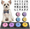 Dog Buttons for Communication, 4 Dog Talking Button Set, Speaking Buttons for Cats and Dogs, 30s Voice Recordable Pet Training Buzzer with Waterpr...