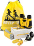 Adventure Kidz Outdoor Exploration Kit, Yellow Backpack, Binoculars, Magnifying Glass, Lensatic Compass, Fox Whistle for Boys and Girls...