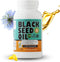 30 days Thymoquinone Pure Turkish Black Seed Oil - Antioxidant non gmo Cold Pressed gel Capsules - Kalonji Cumin Seed Oil softgel - Nigella Sativa...