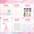 6 Set Butterfly Embroidery Kit Butterfly and Flower Cross Stitch Set Embroidery Kits for Adults with Patterns Instructions Embroidery Hoops Thread...