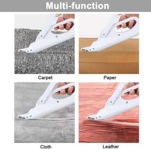 Electric Scissors, Multipurpose Home Electric Fabric Scissors with Safety Switch, Battery Operated Handheld Electric Scissors Tailor Sewing Scisso...