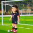18-inch Girl Doll Clothes Accessories - Team USA 6 Piece Soccer Uniform Clothing Includes Headband,Shirt,Shorts, Socks,Shoes and Football Fits 18"...