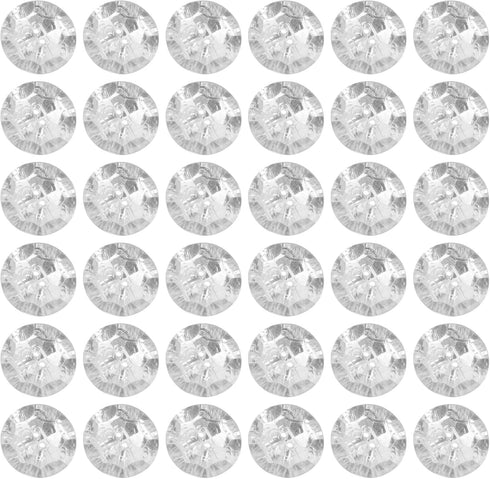 Kisangel Rhinestone Buttons 100pcs Acrylic Crystal Button Rhinestone Sewing Fastening Button 2 Holes Crafts Button Replacemnet for Scrapbooking Sh...