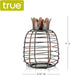 True Juicy Pineapple Stainless Steel Wine Cork Holders Decorative, Holds 50 Corks, Kitchen Bar Accessories, Rustic Home Decor Design, Set of 1...