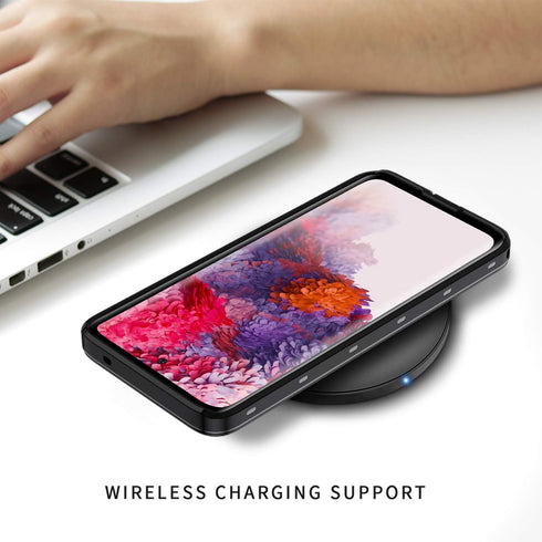 Lanhiem Samsung Galaxy S20+ Plus Case, IP68 Waterproof Dustproof Shockproof Case with Built-in Screen Protector, Heavy Duty Full Body Protective C...