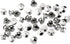 SUBANG 30 Pieces Metal Pin Backs Locking Pin Keepers Locking Clasp with Storage Case...