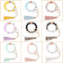Silicone Keychain Beaded Wristlet Key Ring Bracelet,Beaded Keychain with Leather Tassel for Women…...