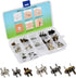 TIMESETL 30 Set 14/18mm Magnetic Snap for Purses Magnetic Bag Fastener Clasp Button with Storage Box for Sewing, Craft, Bags, Clothes, Leather - 3...