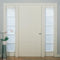 No. 918 Emily Sheer Voile Rod Pocket Door Sidelight Curtain Panel, 28" x 72", White...