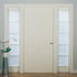 No. 918 Emily Sheer Voile Rod Pocket Door Sidelight Curtain Panel, 28" x 72", White...
