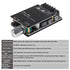ZK-502C Bluetooth 5.0 Amplifier Board,100w Audio Amp Board Dual Channel DC8-24V, Password Free Connect to Phone Quietly for Home Passive Speakers ...