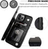 ONETOP Compatible with iPhone 12 Compatible with iPhone 12 Pro Wallet Case with Card Holder, PU Leather Kickstand Card Slots Case, Double Magnetic...