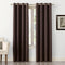 Sun Zero Soho Blackout Energy Efficient Grommet Curtain Single Panel, 54" x 95", Chocolate Brown...