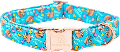 Lionheart glory Easter Dog Collar Colorful Collar for X-Small Dog Collars Easter Egg Print Dog Collars Spring Female or Male Pet Gift Adjustable H...
