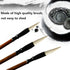Chinese Calligraphy Brush, Writing Drawing Watercolor Ink Brushes Hubi Painting?Kanji Sumi?Wolf Bamboo Brushes Set for Professional Beginner (Whit...