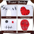 Kathfly 8 Pcs Voodoo Doll Set Include Horror Doll, 7 Pcs Skull Pins Ghost Doll Soft Revenge Dammit Creepy Dolls Pin Holder Voodoo Toys Resin Metal...