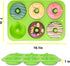 6 Cavity Mold Doughnuts, Baking Pan, Non-Stick, Dishwasher Safe, Heat Resistant and Microwave Safe-Making the perfect donut (3-Pack)...