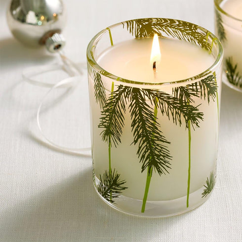 Thymes Frasier Fir Pine Needle Candle – Holiday Candles for Home Scented with Notes of Crisp Siberian Fir, Cedarwood & Sandalwood – Christmas Deco...
