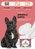Natural Wrinkle Wipes for Dogs, 120 Count, Hypoallergenic Dog Wipes, Wrinkle Wipes French Bulldog, Cleaning & Deodorizing, Dog Wipes for Grooming ...