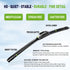 OEM QUALITY 22" + 20" PARRATI Premium All-Season Windshield Wiper Blades (Set of 2)...