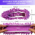 4 Pairs (8 Pieces) Mop Slippers Shoes Cover Dust Duster,Multi Function Reusable Microfiber Dust Mops,Floor Cleaning Shoes for Bathroom,Office,Kitc...
