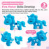 Matching Letters Fine Motor Toy Double-Sided ABC Unicorns Alphabet Match Game with Uppercase Lowercase Preschool Educational Montessori Learning T...