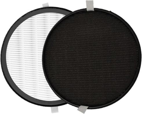 Halo H13 True HEPA Replacement Filter, Compatible with Pure Enrichment PureZone Halo Air Purifier Model PEAIRDSK, 2-in-1 True HEPA Filters and Act...