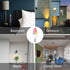 Smart Light Bulbs E12 RGB+CCT Led WiFi+Bluetooth Smart Bulbs 300lm 40W Equivalent Multicolor and Dimmable That Work with Alexa Google Smart Things...
