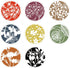 8pcs Mix Flower Stencils Round Shape Hollow Out Painting Stencils Drawing Templates...