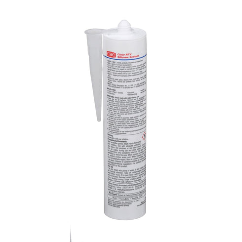 CRC RTV Silicone Sealant 14073 – 10.1 Fl Oz., Clear, General Purpose Barely Visible Gasket Sealant...