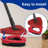 Spin Mop Replacement Head Scrub Brush for Ocedar EasyWring 1 Tank System, Triangle Scrubber Mop Head Shower Floor Scrubber Hard Bristle Cleaning B...