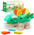 Toddler Montessori Toys Educational Dinosaur Game Learning Activities - Gifts for 6 9 12 18 Month Age 1 2 3 4 One Year Old Boy Girl Kid Birthday -...