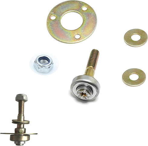 AuRiver 8 PCS Furniture Rocking Chair Bearing Connecting Piece Rocking Chair Bearing Screws Bolts Kits Furniture Connecting Accessories (M8 x 55 m...