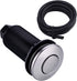 Sink Top Garbage Disposal Air Switch Button with Air Hose, Brushed Nickel Long Button...