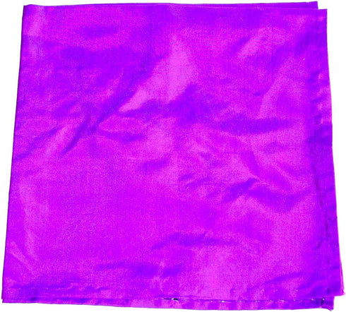 Fine Purple 100% Silk Pocket Square Full-Sized 16"x16"...