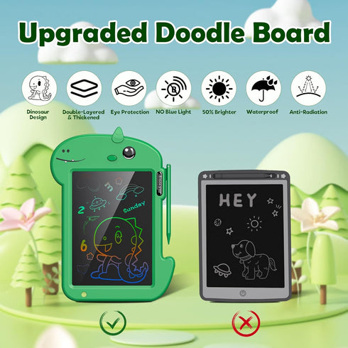 LCD Writing Tablet for Kids 8.8 Inch Toddler Toys for 3 4 5 6 7 8 Year Old Boys Girls Toys Drawing Pad Dinosaur Toys for Kids Doodle Board Drawing...