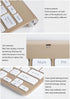 Wireless Keyboard and Mouse Combo, Compact Wireless Keyboard and Mouse Set, Ultra Thin Waterproof Keyboard Power Saving USB Mouse Set, for Compute...