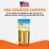 Canine Naturals Chicken Recipe Chew - Rawhide Free Dog Treats - Made from USA Raised Chicken - All-Natural and Easily Digestible - 2 Pack of 9 Inc...