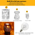 Wax Warmer Bulbs 6 Pack, G50 25 Watt Light Bulbs for Full Size Scentsy Warmers, E12 Base G16.5 Globe Clear Bulb for Candle Wax Warmer, Long Lifesp...