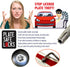 Aootf Front License Plate Bracket- Universal Bumper Mounting Kit, Car Tag Holder Adapter & Black Aluminum Plate Cover, Anti-Theft Lock Screw Bolt ...