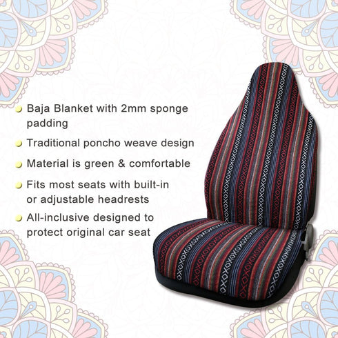 uxcell Universal Soft Blanket Bucket Seat Cover Mat for Car Vehicle Automotive...