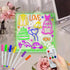 Fanrui Acrylic Dry Erase Board Multifunctional 7 Colors Remote Control Light 5.9x5.9" Clear Desktop Note Memo Board with Timmer & Dimmer, Rewritab...