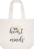 ELEGANTPARK Teacher Bag Teacher Gifts for Valentines Day Appreciation Week Graduation Birthday Christmas Cotton Canvas Tote Shoulder Bag with Pock...