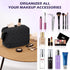 NUBILY Makeup Bag Waterproof Cosmetic Bag Travel Makeup Bag Double Layer Makeup Organizer Bag Large Cosmetic Travel Bag Portable Make Up Bag for W...