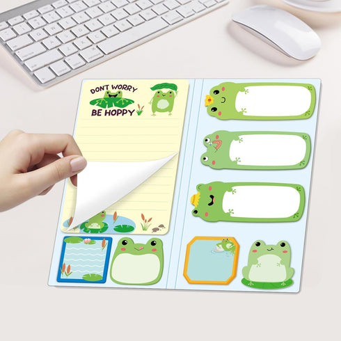 Frog Sticky Notes Set Cute Sticky Notepads 240 Sheets Book Notes Kids Office School Friends Holiday Teacher Small Gifts...