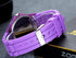 Lancardo Ladies Fashion Rhinestones Crystal Watch Women's Purple Platnium Tone Large Round Face Silicone Watch for Christmas...