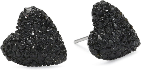 Betsey Johnson Heart Stud Earrings...