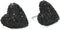 Betsey Johnson Heart Stud Earrings...