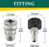 Pressure Washer Adapter Set, M22 14mm to 3/8 Inch Quick Connect, Pressure Washer Quick Connect Fittings, Stainless Steel...